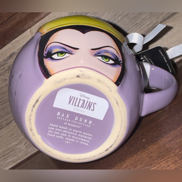 Super Cute Disney Villains purple ceramic Villains EVIL QUEEN mug by Rae Dunn. - Picture 7 of 13
